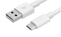 Дата кабел USB 3.1 Type C бял